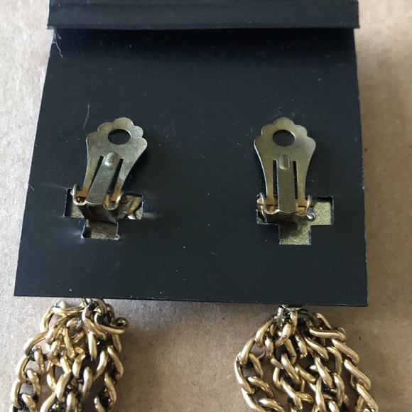 Jay Jacobs 5 Strand Acrylic Multicolored Dangled Earrings approx. 7 1/2” - Picture 7 of 10